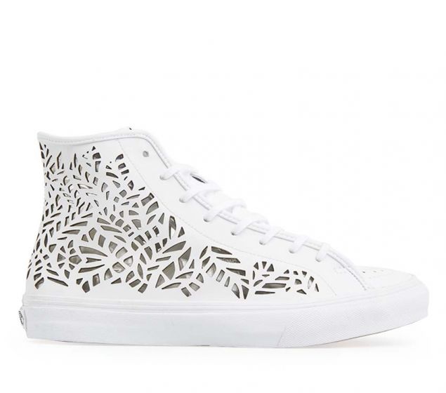 UPDATED -- 13:41 | VANS | SK8-HI DECON (CUTOUT)| LEAVES/WHITE