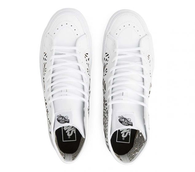 UPDATED -- 13:41 | VANS | SK8-HI DECON (CUTOUT)| LEAVES/WHITE