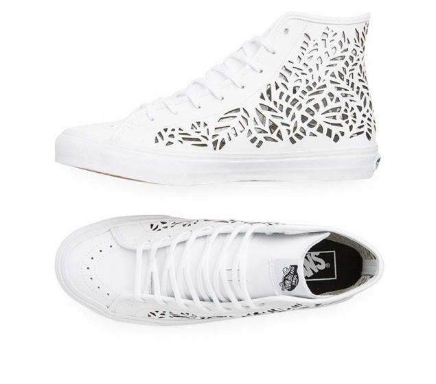 UPDATED -- 13:41 | VANS | SK8-HI DECON (CUTOUT)| LEAVES/WHITE